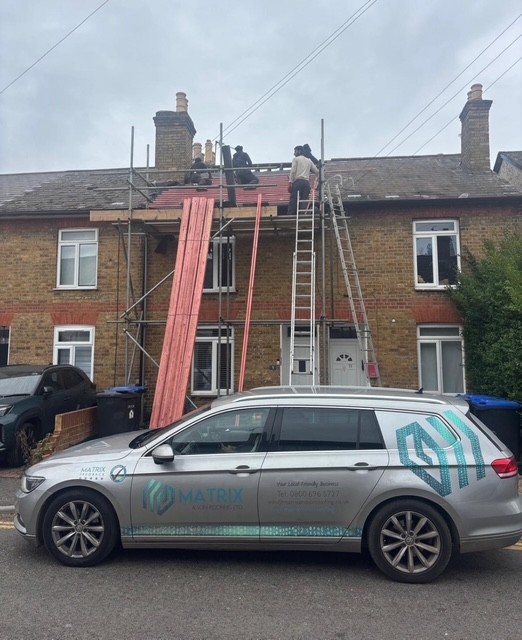 Roof inspection and repair by roofing company in Windsor on residential property